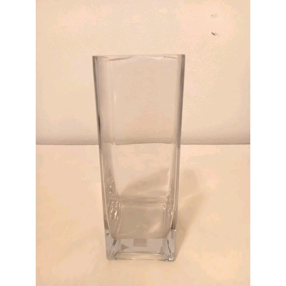 Ikea Rektangel Clear Glass Rectangular Minimalist Tall Vase